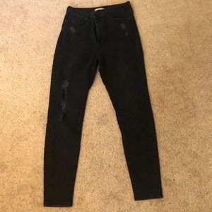 Forever 21 black jeans high waisted